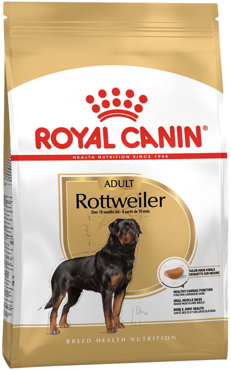 

Royal Canin Rottweiler Adult для взрослых собак ротвейлер (12 кг)