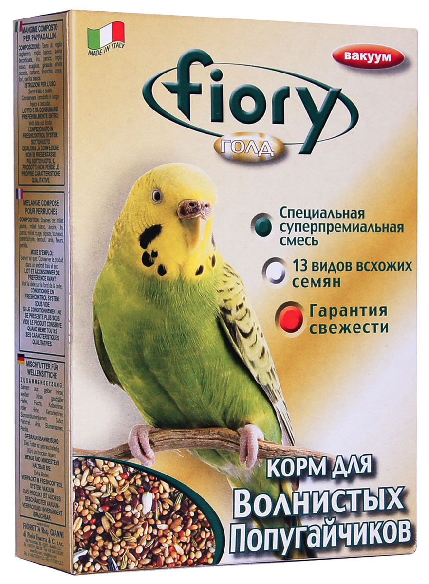 

Fiory Oro Mix Cocory — Фиори корм для волнистых попугаев (400 гр)