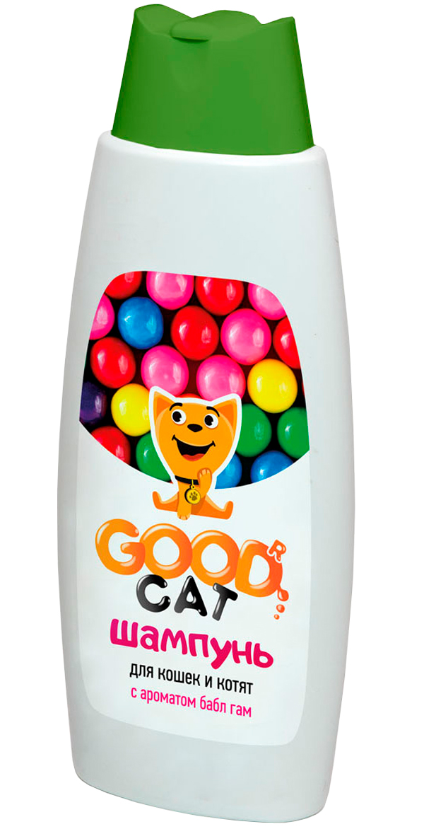 

Good Cat шампунь для кошек и котят с ароматом бабл гам (250 мл)