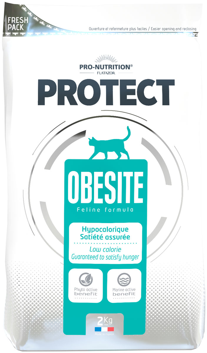 

Flatazor Protect Obesite диетический для взрослых кошек всех пород (2 кг)