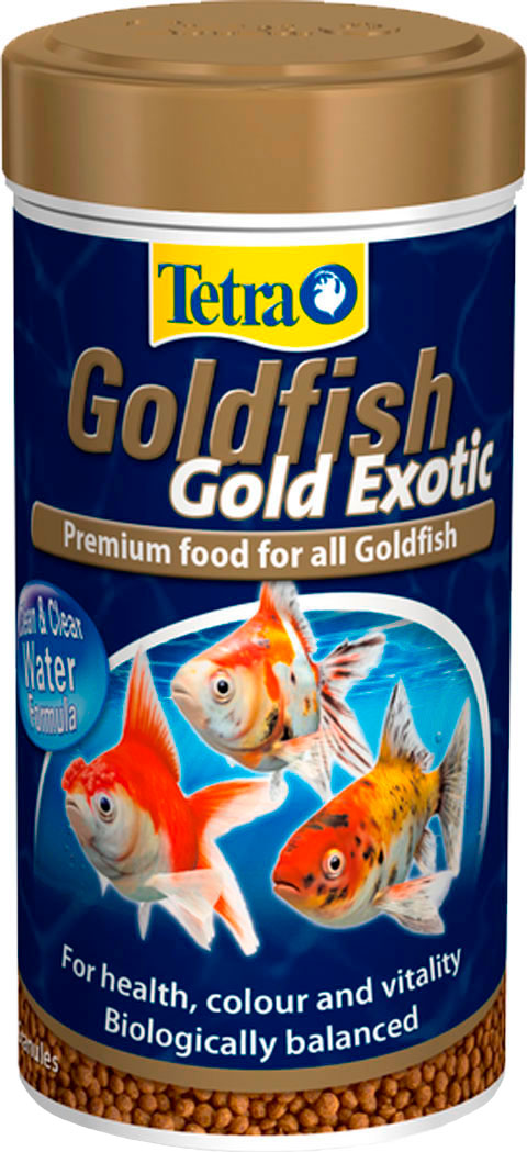 

Tetra Goldfish Gold Exotic основной корм для золотых рыбок (250 мл)