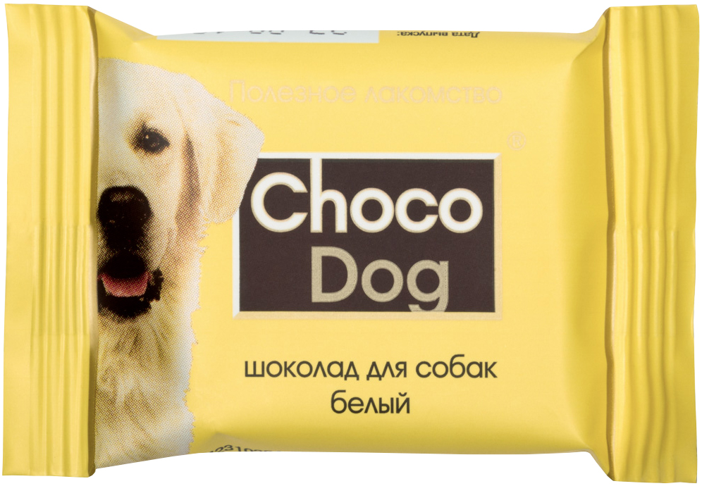 

Лакомство Choco Dog для собак шоколад белый Veda (15 гр)