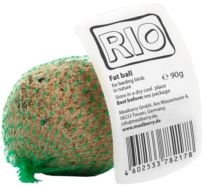 

Rio питательный шарик для подкармливания и привлечения птиц 90 гр (1 шт)