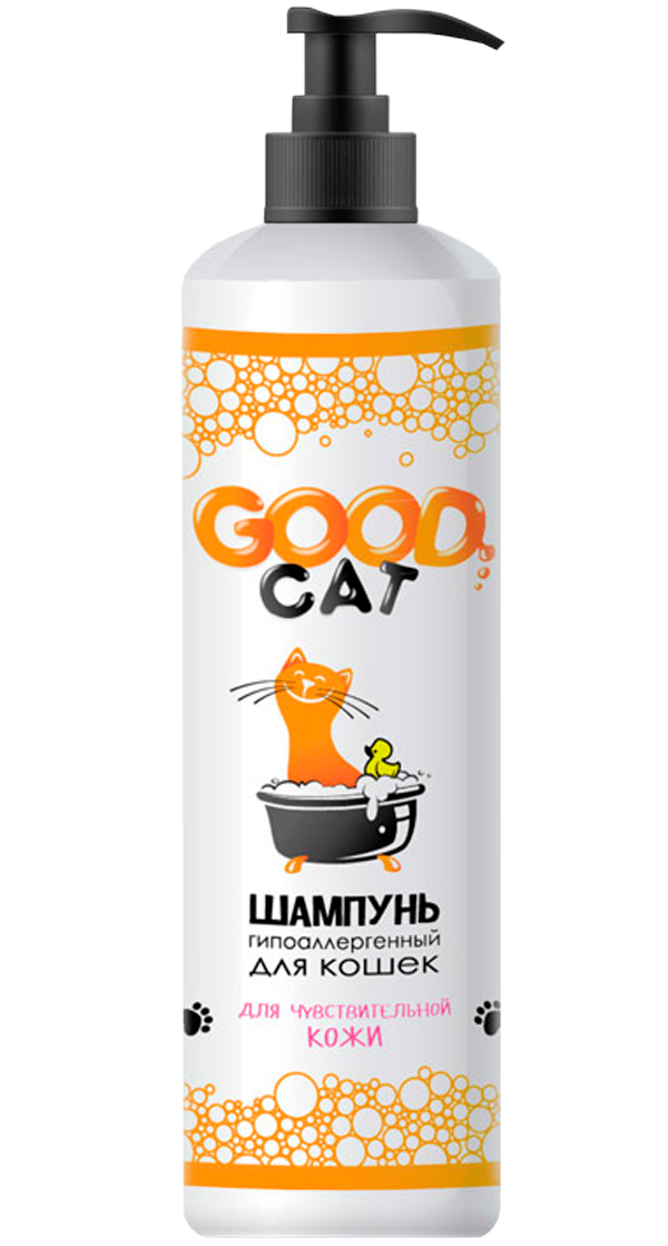 

Good Cat Гипоаллергенный шампунь для кошек с чувствительной кожей (250 мл)