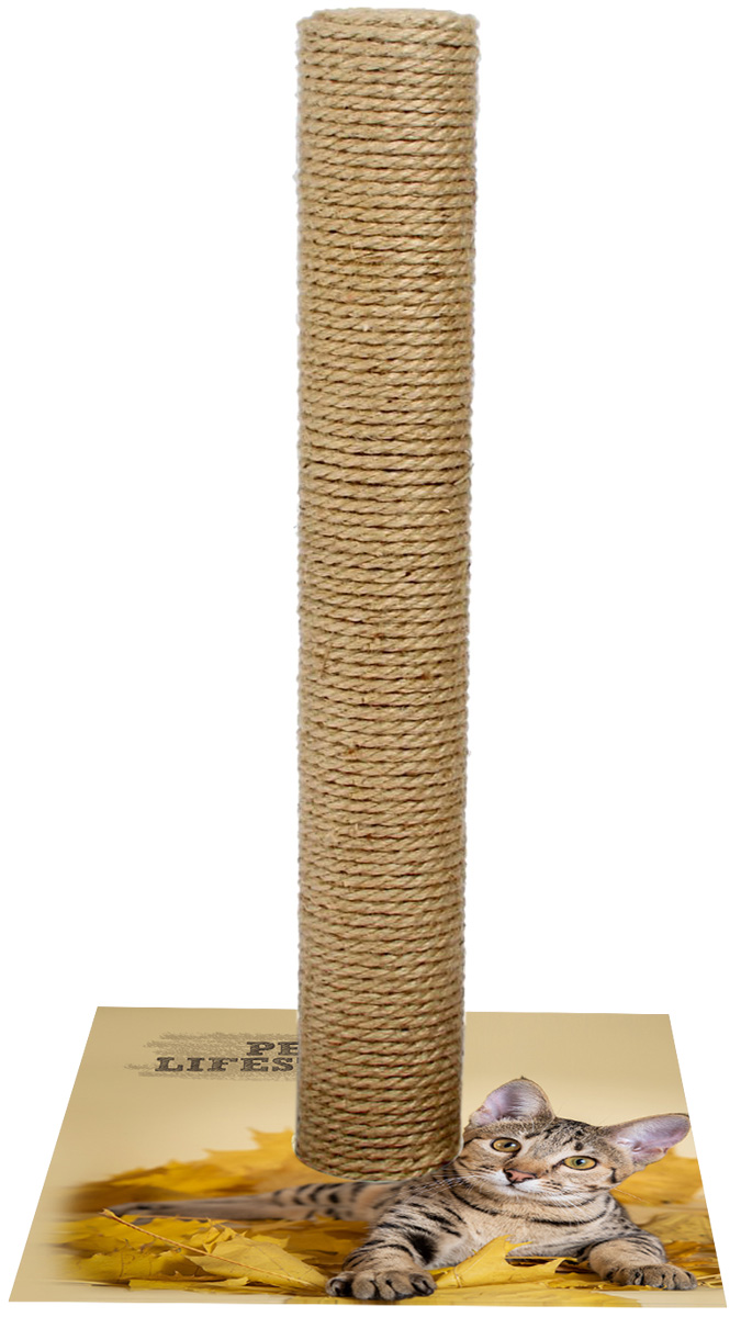Когтеточка Столбик PerseiLine Дизайн Pet LifeStyle джут 54 х 31 см (1 шт)