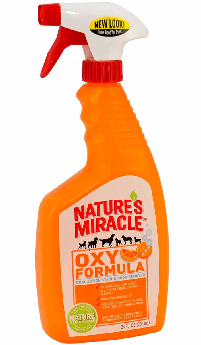 

8 in 1 Nature’s Miracle Orange-Oxy Formula универсальный уничтожитель пятен и запахов для собак с активным кислородом (1 шт)