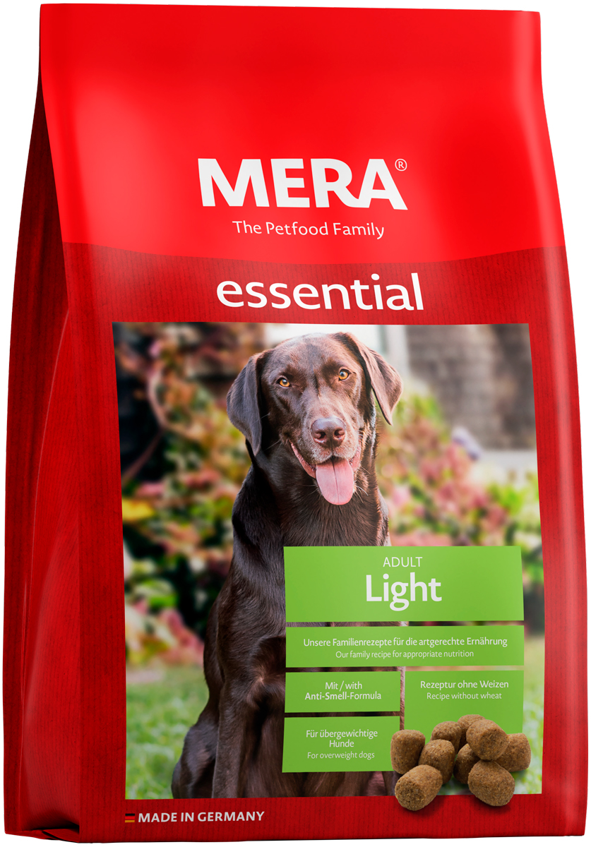 

Mera Essential Dog Adult Light диетический для взрослых собак всех пород с птицей (12,5 кг)