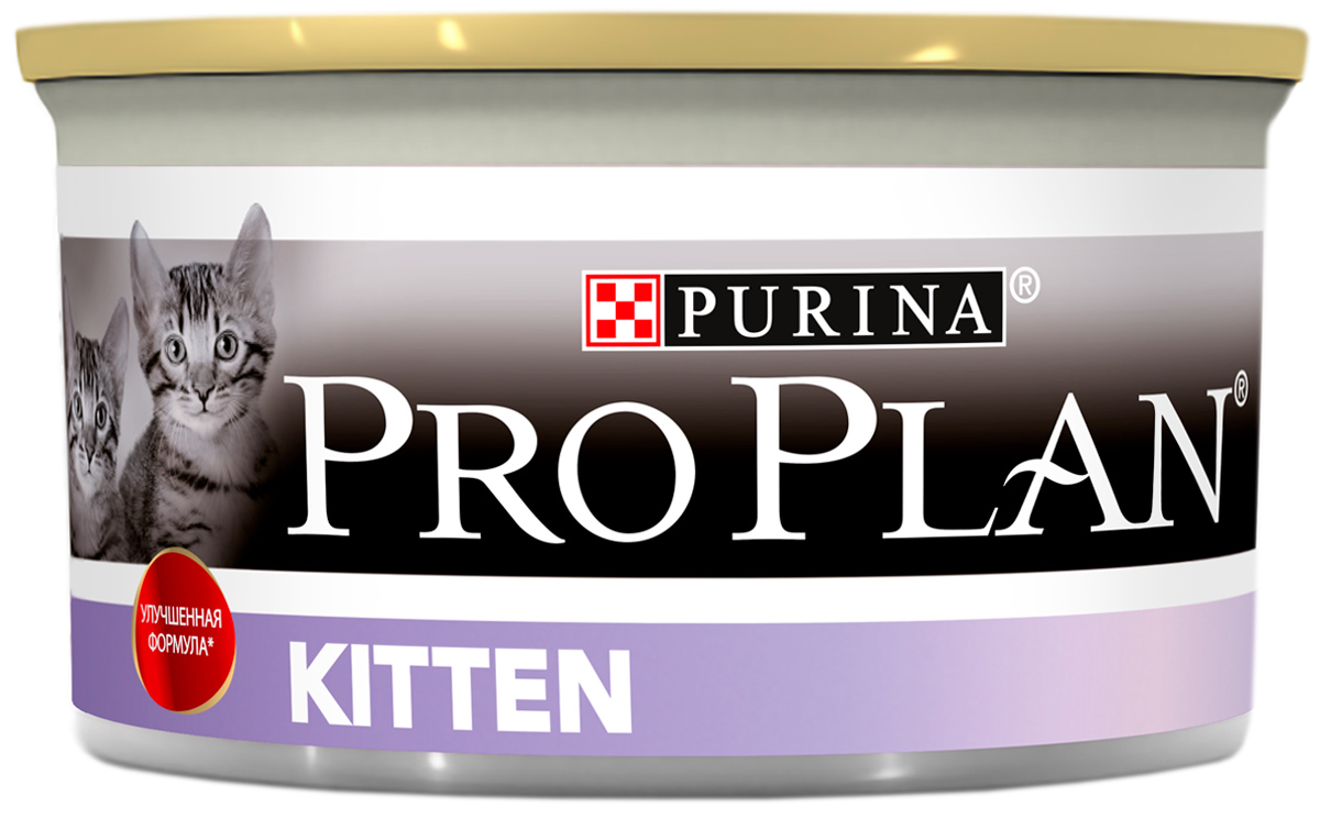 

Purina Pro Plan Cat Kitten для котят мусс с курицей (85 гр)