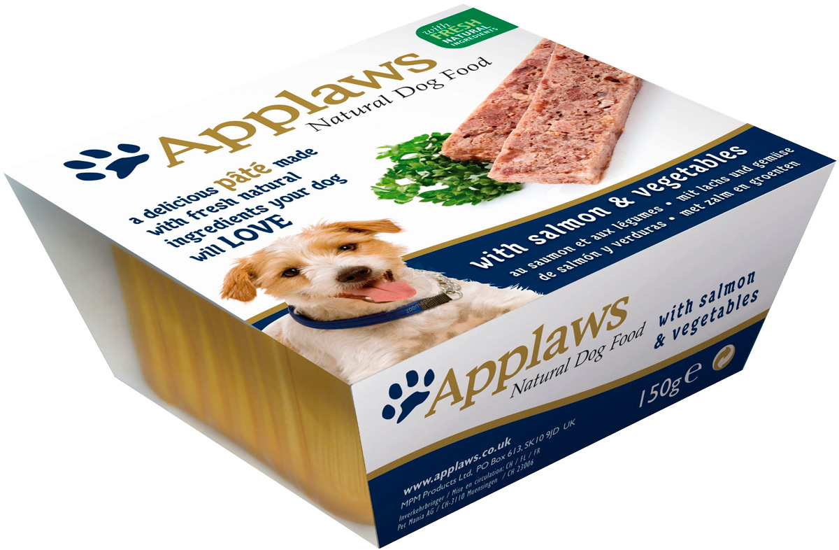

Applaws для взрослых собак паштет с лососем и овощами (150 гр)
