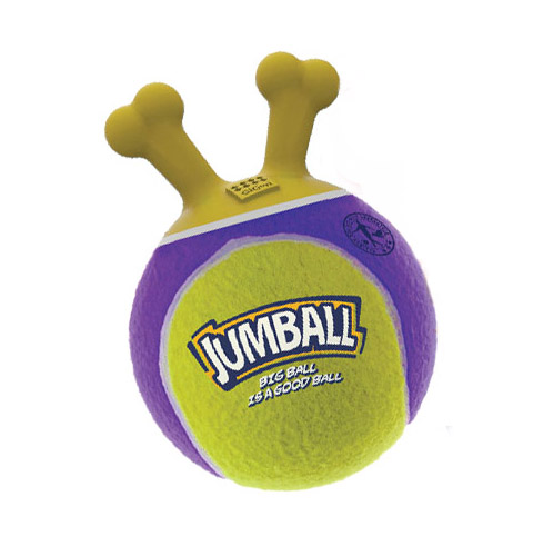 

Игрушка для собак Джамболл теннис мяч с захватом 18 см GiGwi Jumball (1 шт)