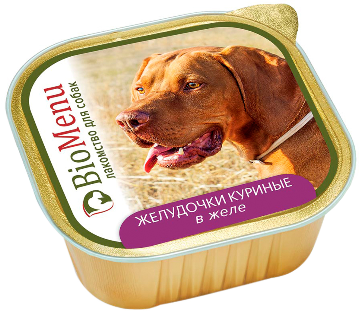 

Biomenu для взрослых собак с желудочками куриными в желе (150 гр)