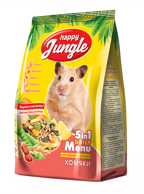Happy Jungle для хомяков (400 гр)