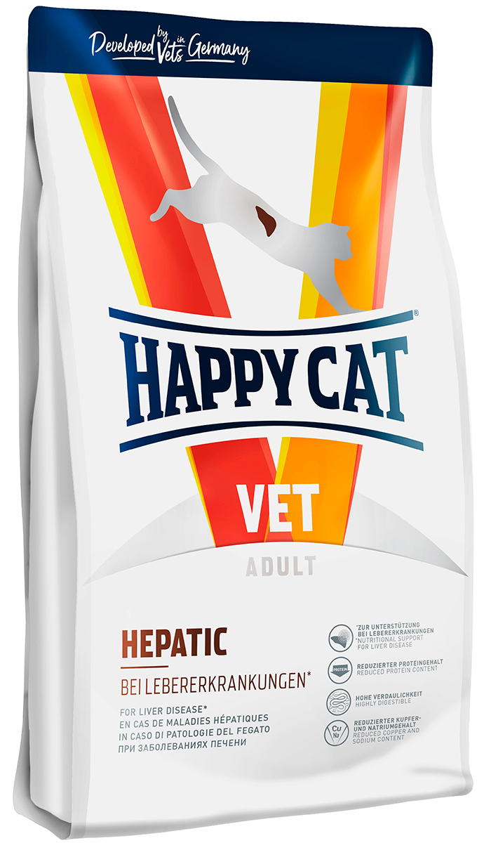 

Happy Cat Vet Hepatic для взрослых кошек при заболеваниях печени (1,4 кг)