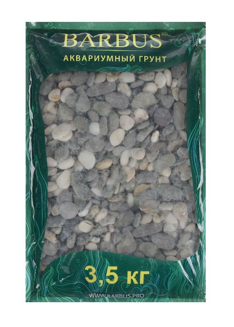 

Грунт галька Феодосия № 3, 10 – 15 мм, Barbus, Gravel 017/3,5 (3,5 кг)