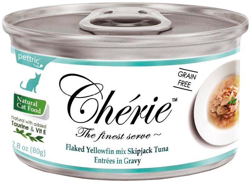 

Pettric Cherie Adult Cat Grain Free Tuna беззерновые для взрослых кошек с тунцом в подливе (80 гр)