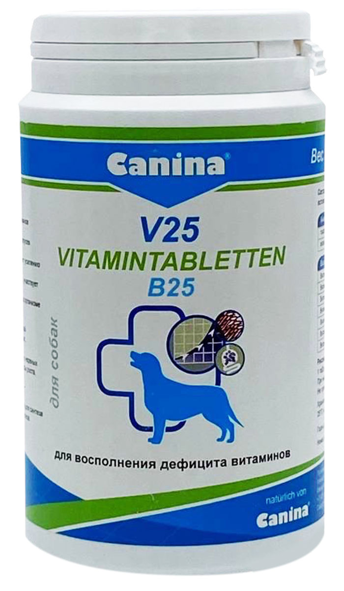 

Canina V25 добавка витаминно-минеральная для собак 200 гр (1 шт)