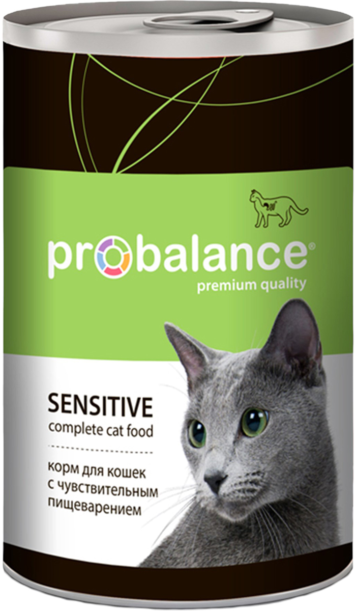 

Probalance Cat Sensitive для взрослых кошек с чувствительным пищеварением с курицей (415 гр х 12 шт)