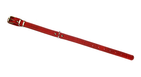 

Ошейник для собак кожаный красный 32 - 44 см x 20 мм Аркон (1 шт)