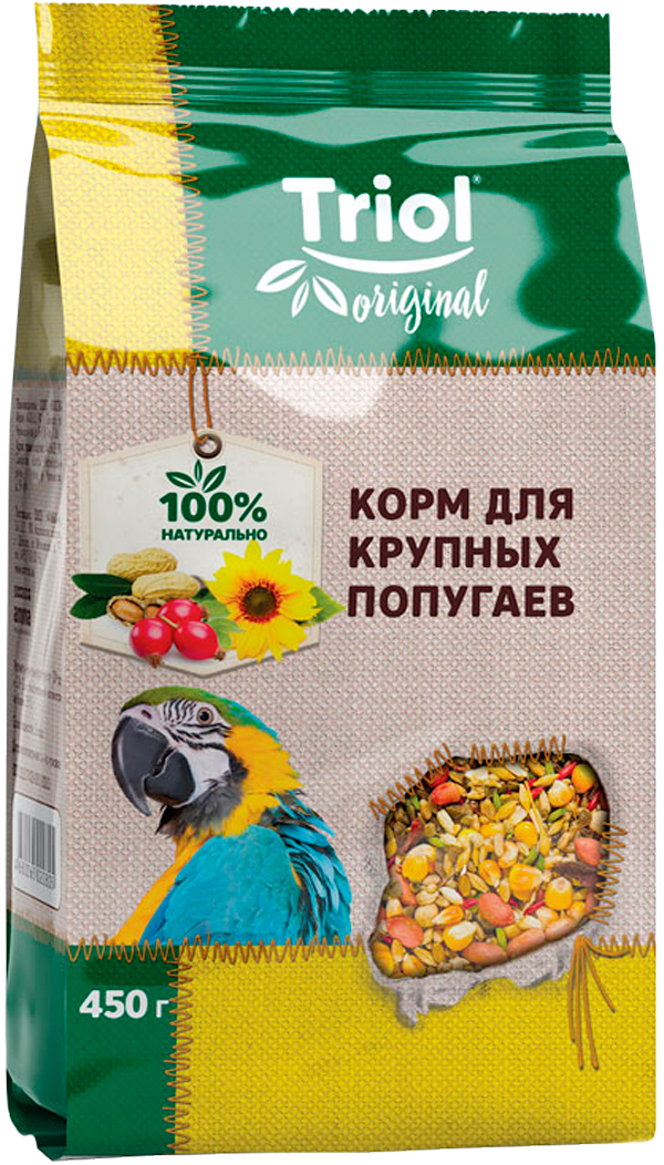 

Triol Original корм для крупных попугаев (450 гр)