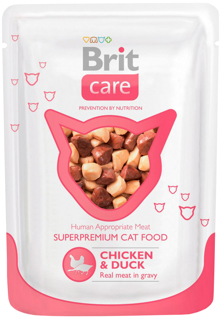 

Brit Care Cat Chicken & Duck для взрослых кошек с курицей и уткой (80 гр)