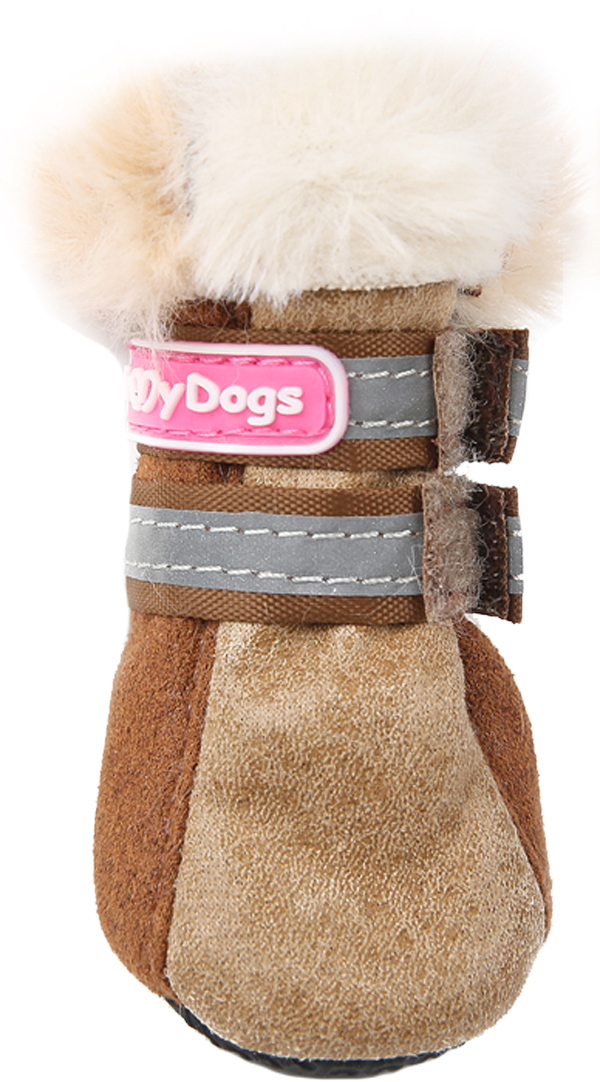 

For My Dogs сапоги для собак зимние коричневые Fmd642-2019 Bg (4)