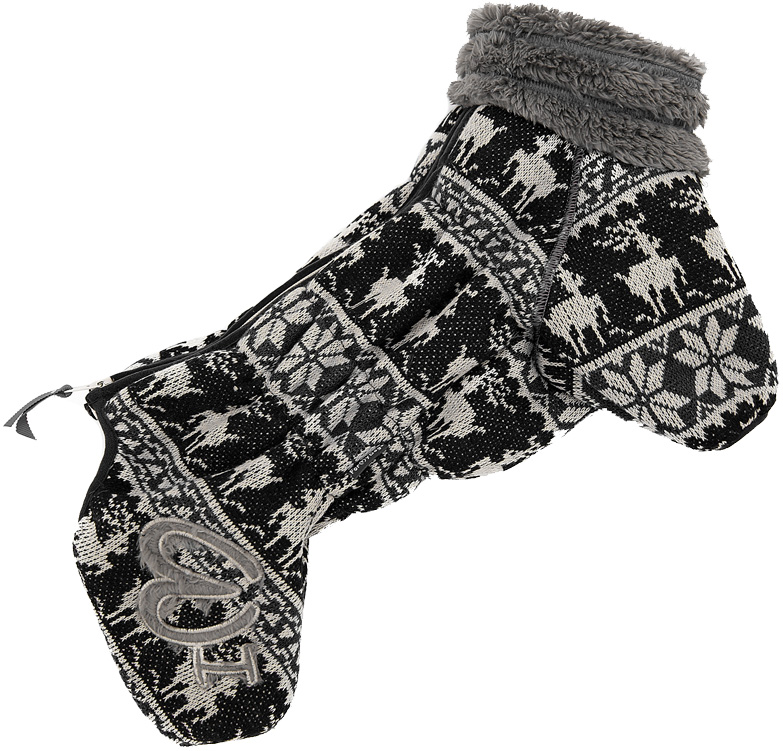 

For My Dogs комбинезон для собак Сканди черный для мальчиков Fw548-2019 M (16)