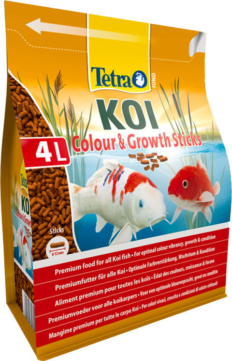 

Tetra Pond Koi Colour & Growth Sticks корм гранулы для прудовых рыб для роста (1 л)