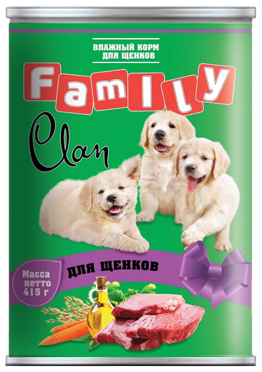 

Clan Family для щенков (415 гр)