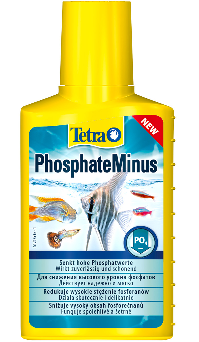 

Tetra Phosphateminus средство для снижения высокого уровня фосфатов в воде 100 мл (1 шт)