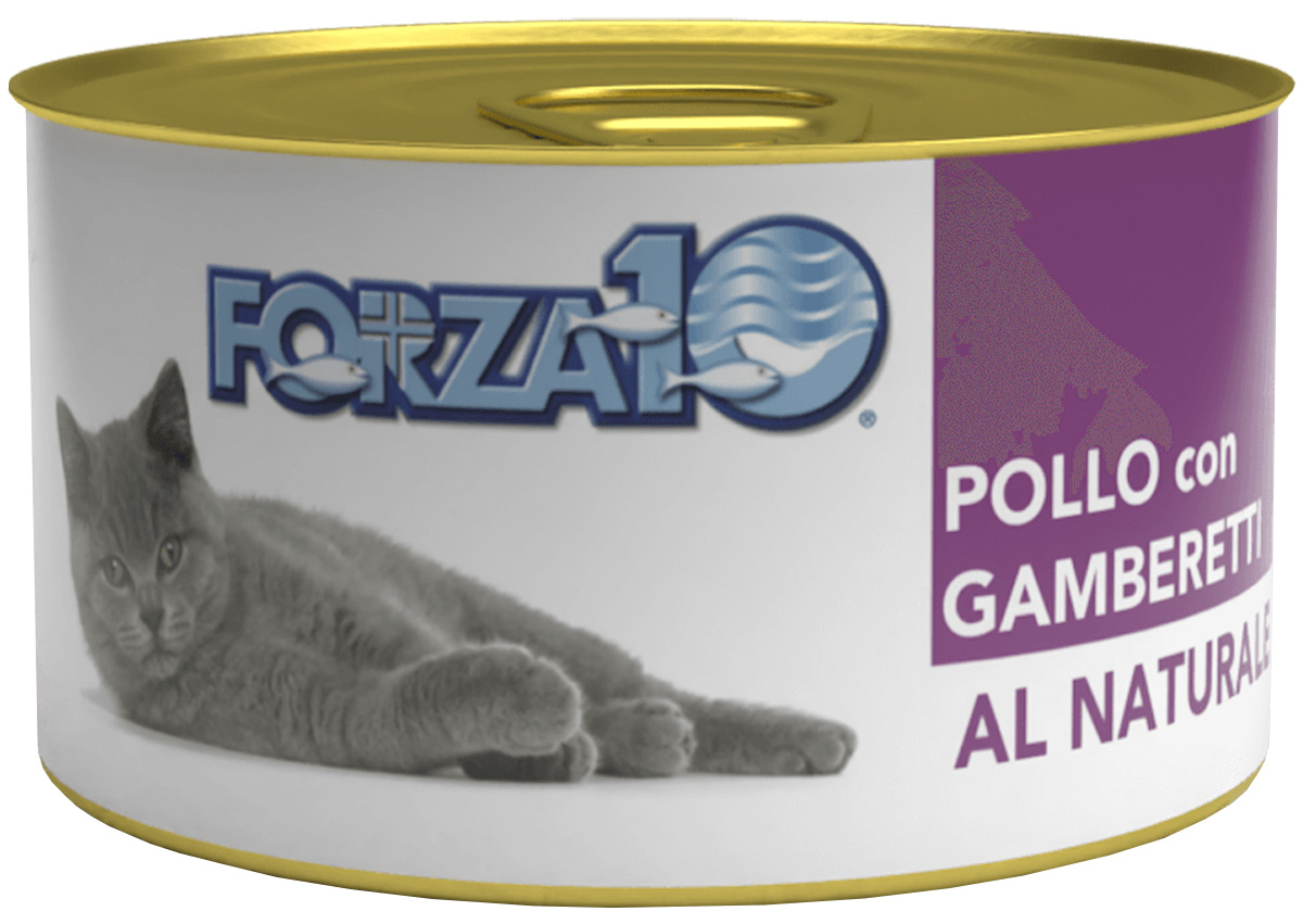 

Forza10 Cat Al Naturale для взрослых кошек с курицей и креветками (75 гр х 24 шт)