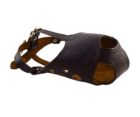 

Намордник для собак кожаный двойной № 6, кане-корсо, 3 дырки, ZooMaster (1 шт)