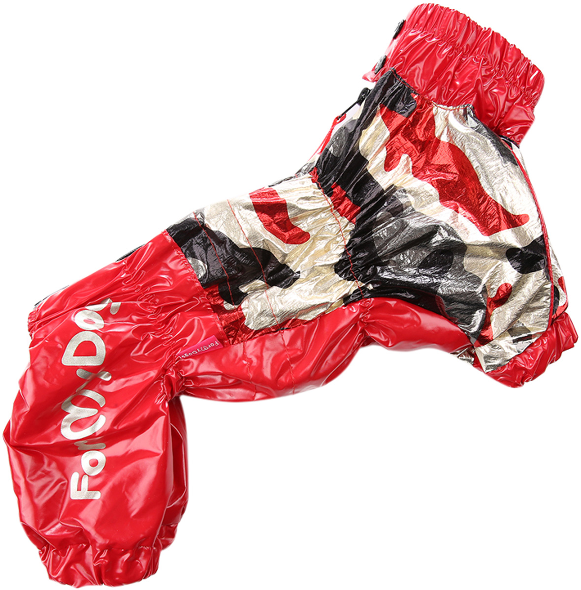 

For My Dogs дождевик для собак камуфляж/красный для девочек 358ss-2019 F (10)