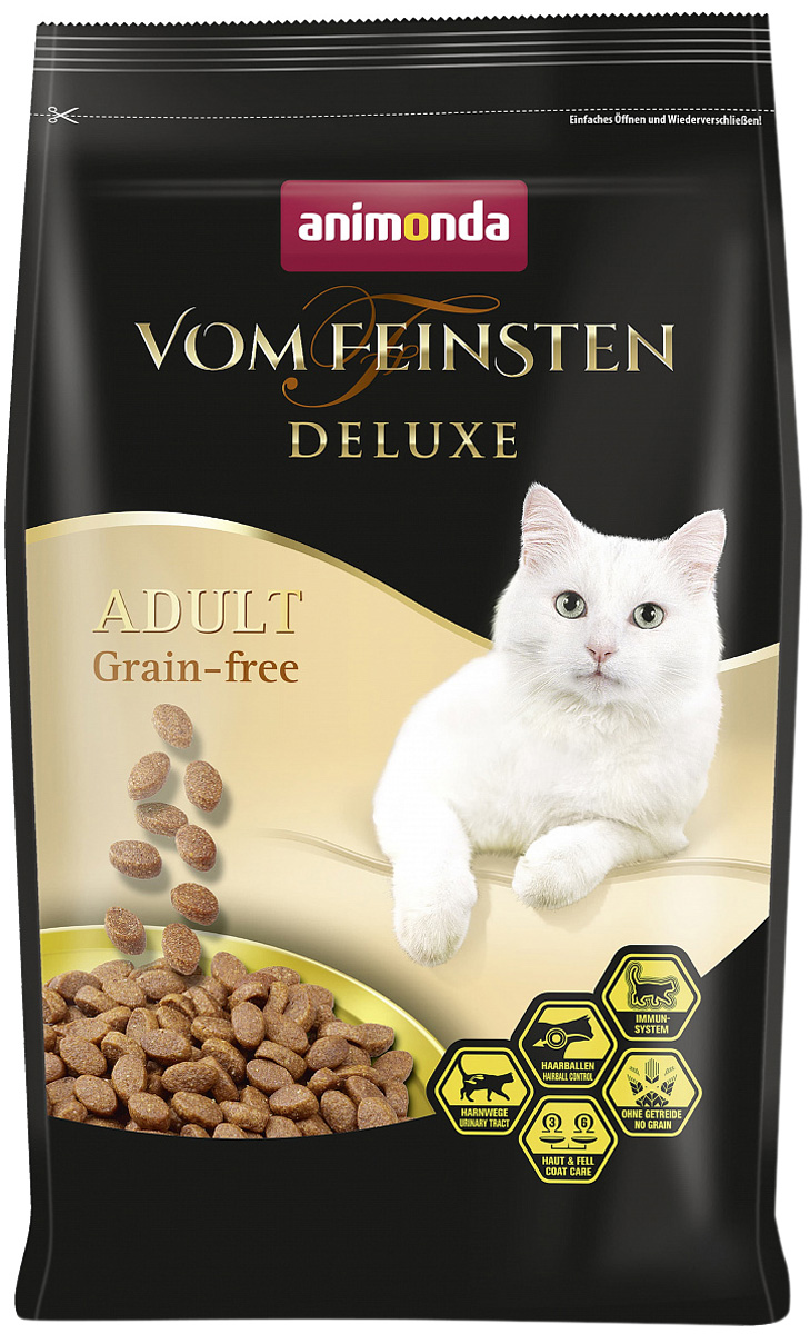 

Animonda Vom Feinsten Deluxe Adult Grain-free беззерновой для взрослых кошек с птицей (0,25 кг)