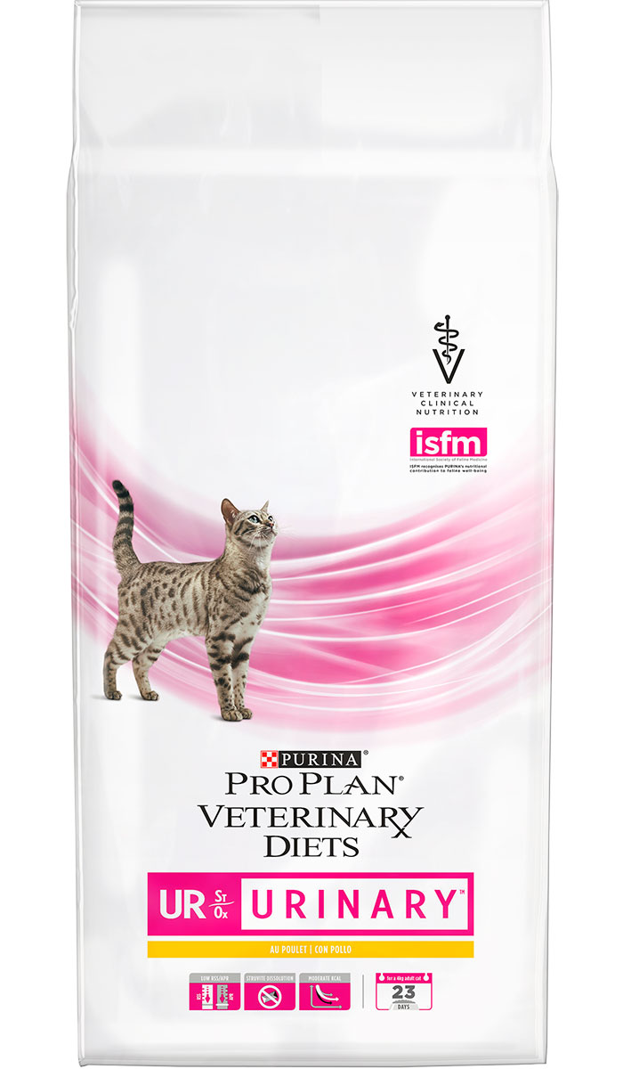 

Purina Veterinary Diets Ur St/ox Urinary Chicken для взрослых кошек при мочекаменной болезни с курицей (1,5 кг)