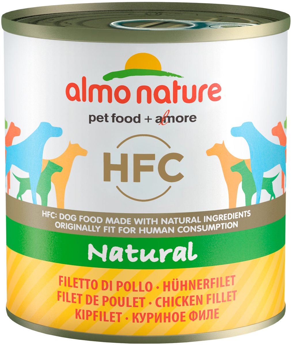 

Almo Nature Dog Classic Hfc для взрослых собак с куриным филе (95 гр х 24 шт)