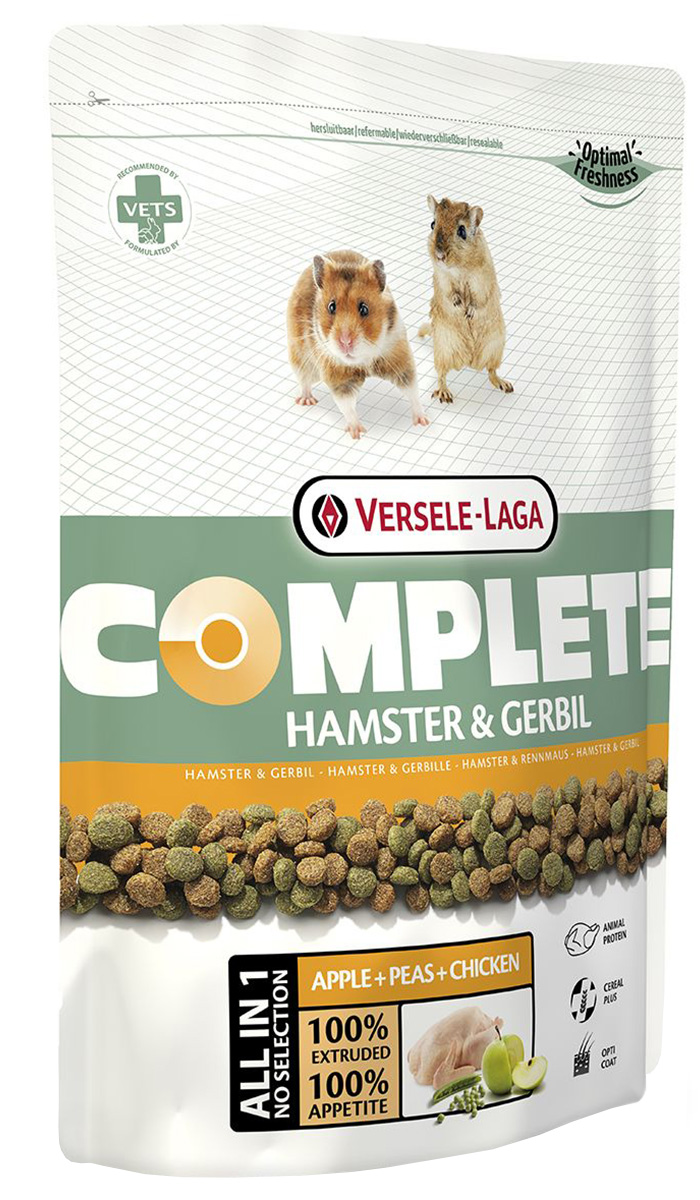 

Versele-laga Rat Complete Hamster & Gerbil корм-гранулы для хомяков и песчанок (500 гр)