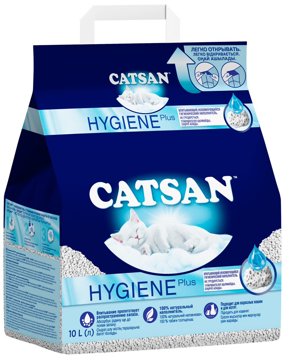 

Catsan – Катсан наполнитель впитывающий для туалета кошек (5 л)