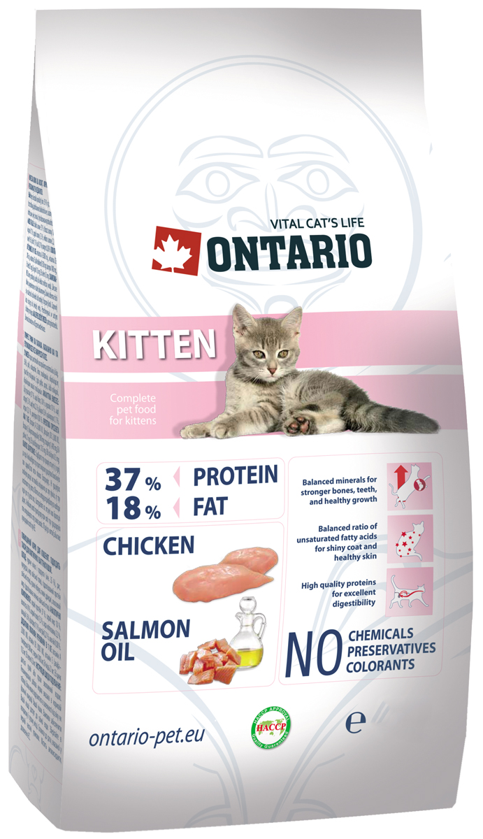 

Ontario Kitten Chicken для котят с курицей (10 кг)