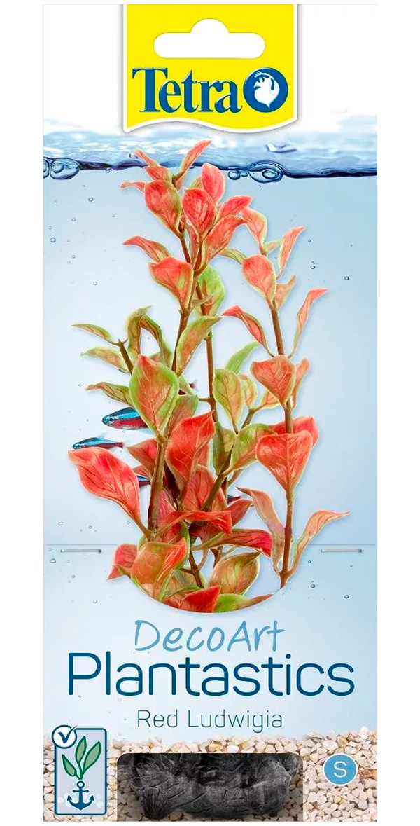 

Растение для аквариума пластиковое Людвигия красная Tetra DecoArt Plant S Red Ludwigia 15 см (1 шт)