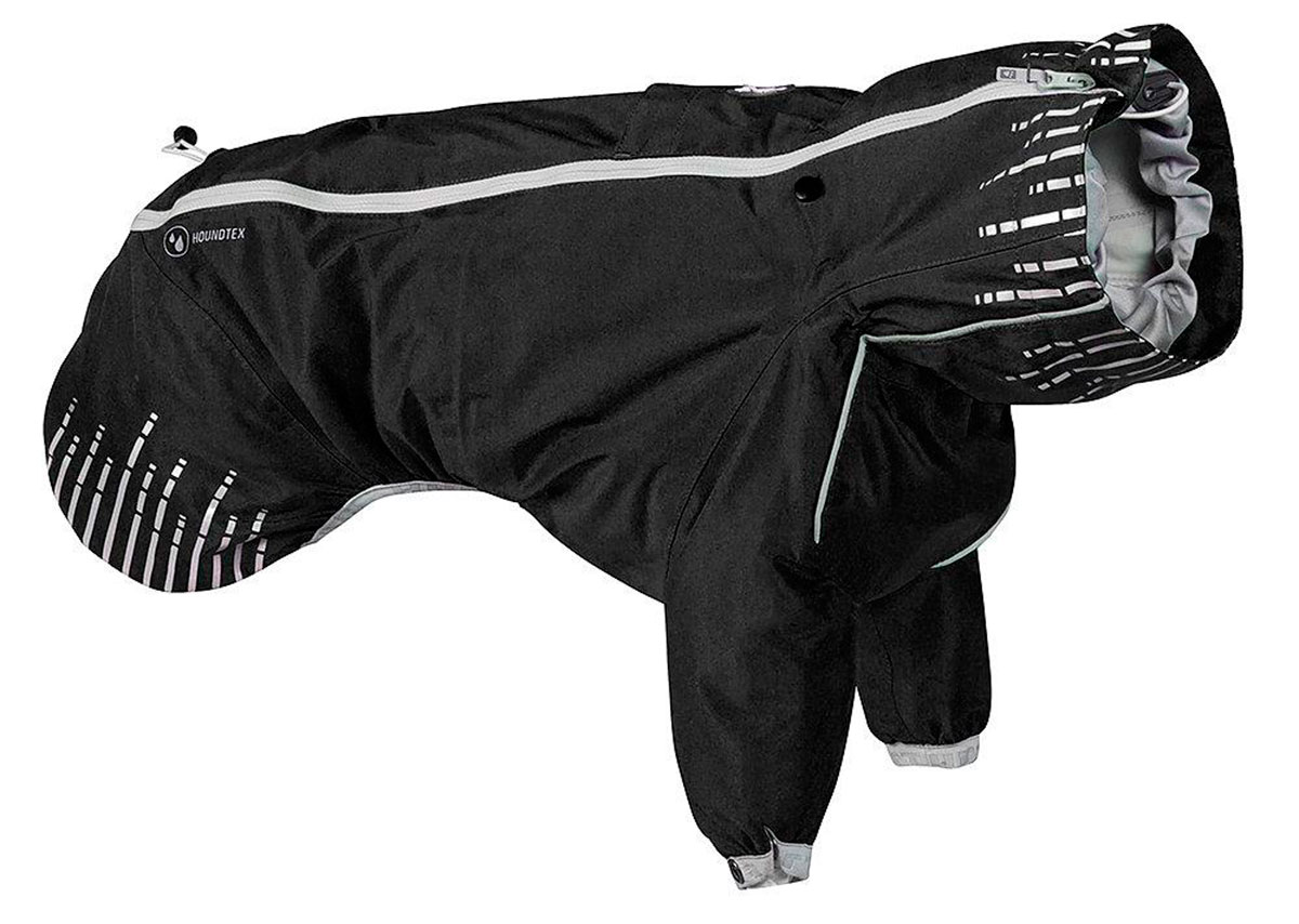 

Hurtta Rain Blocker плащ для собак с передними лапами черный (40)