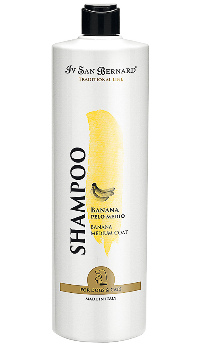 

Isb Traditional Line Banana Shampoo шампунь с ароматом банана для среднешерстных собак и кошек (500 мл)