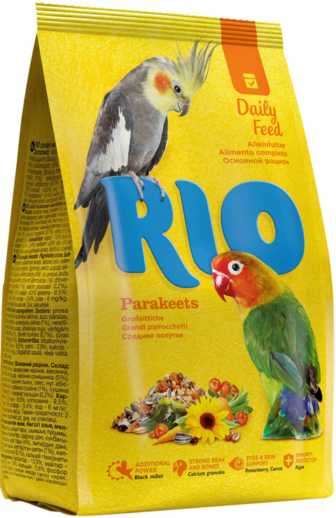 

Rio Parakeets – Рио корм для средних попугаев (1 кг)