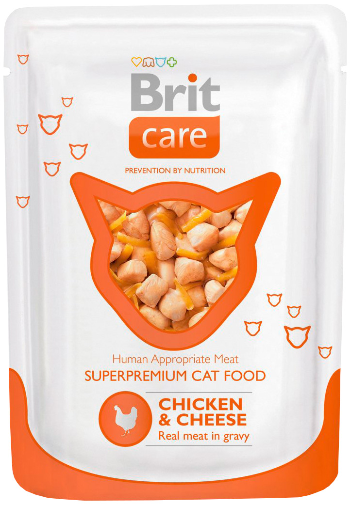 

Brit Care Cat Chicken & Cheese для взрослых кошек с курицей и сыром (80 гр х 24 шт)