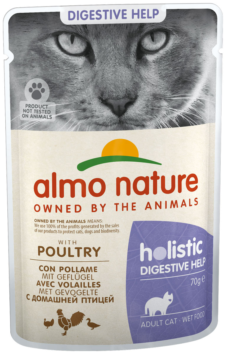 

Almo Nature Cat Holistic Sensitive для взрослых кошек при аллергии с птицей (70 гр х 30 шт)