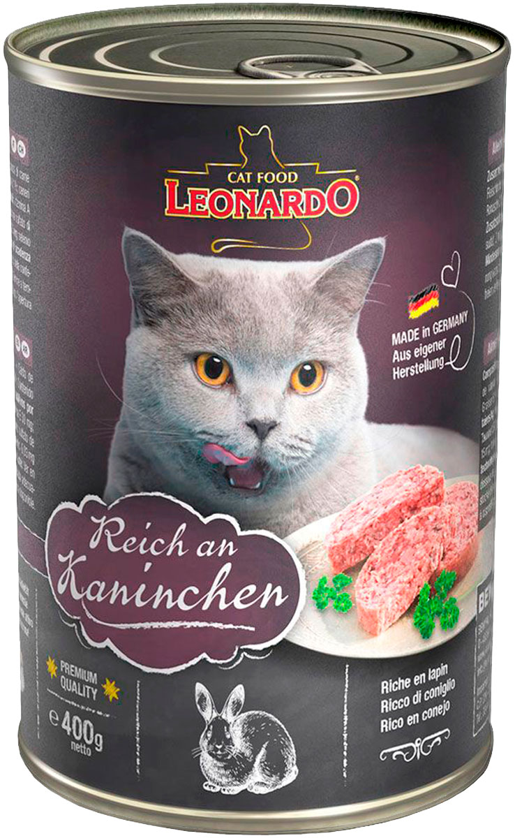 

Leonardo Reich An Kaninchen для взрослых кошек с кроликом (200 гр)