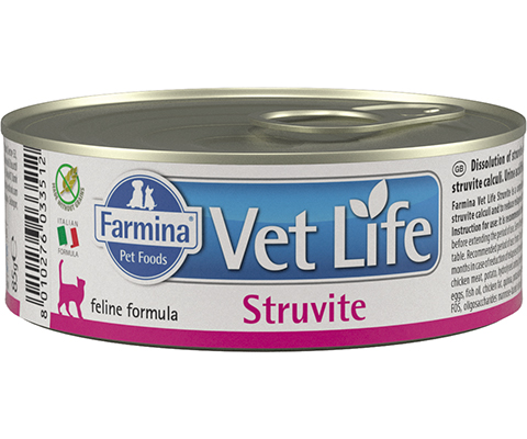 

Farmina Vet Life Feline Struvite для взрослых кошек при мочекаменной болезни струвиты 85 гр (85 гр)