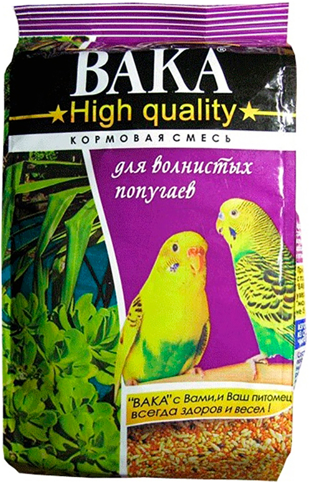 

вака High Quality корм для волнистых попугаев (500 гр)