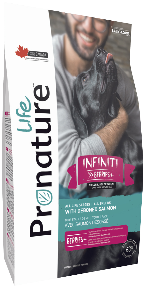 

Pronature Life Infiniti Berries для собак и щенков всех пород с лососем (0,34 кг)