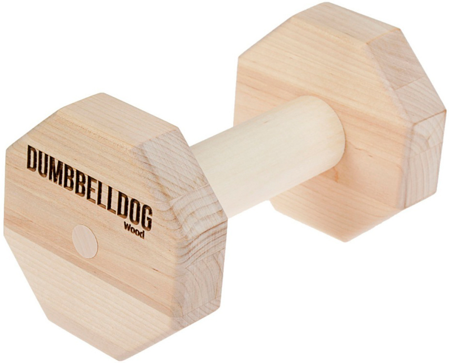 

Гантель деревянная Dumbbelldog Wood для собак средняя Doglike (1 шт)