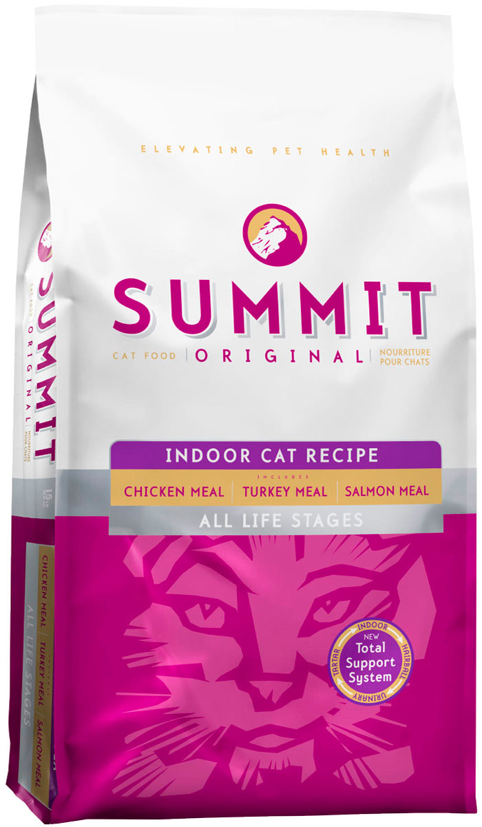 

Summit Holistic для кошек и котят живущих дома с цыпленком, индейкой и лососем (6,8 кг)